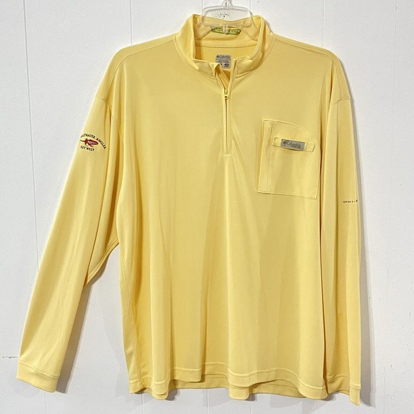 Chemise Columbia PFG Blood N Guts – Manches Longues – Omni-Shield – Taille L Orange